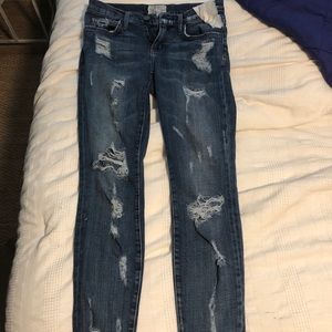 Current Elliot ripped jeans!